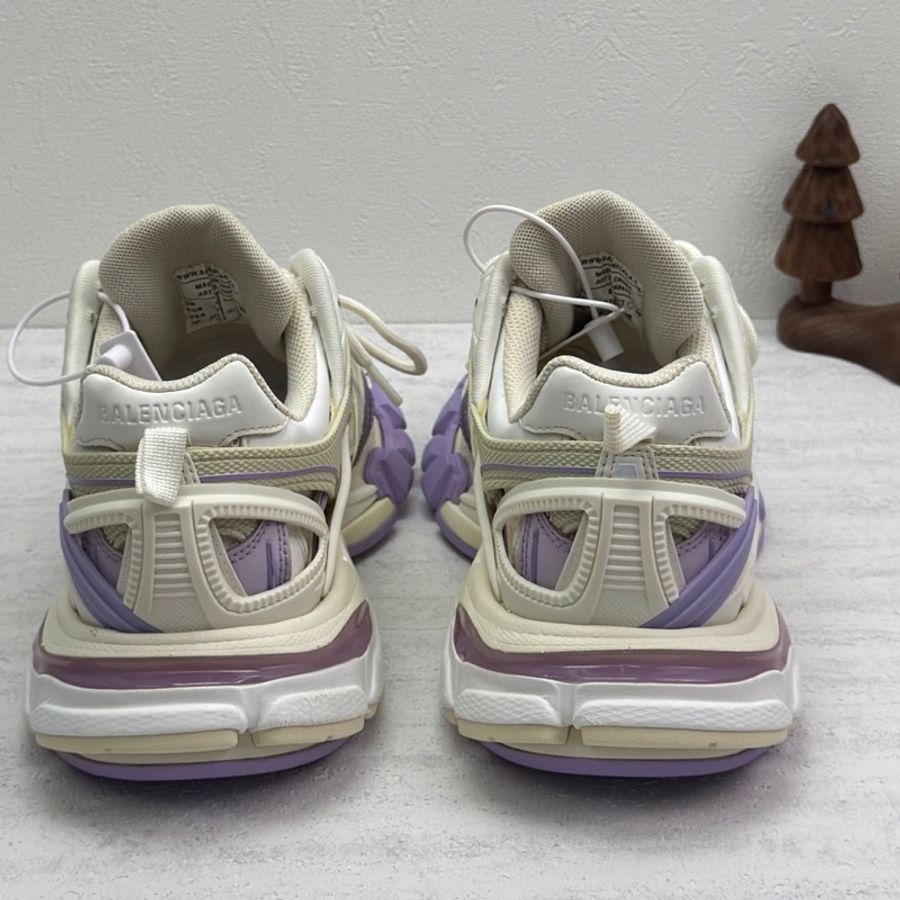 Balenciaga 巴黎世家 Track 2.0 低幫 老爹鞋 女款 白紫 37碼-2