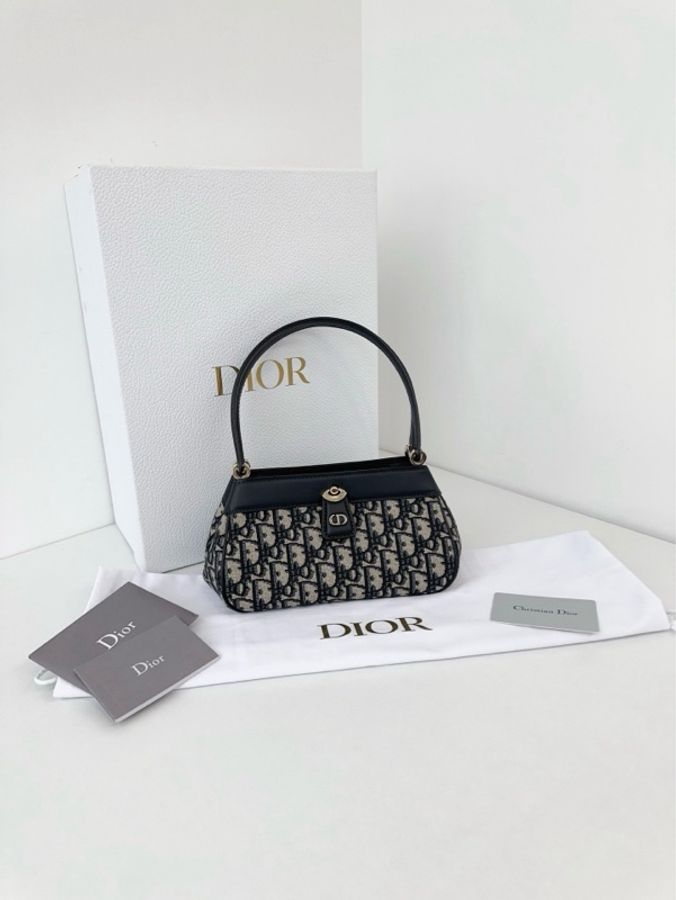 ✨Dior迪奧｜新款Key小元寶手提腋下包｜閒置新全配-1