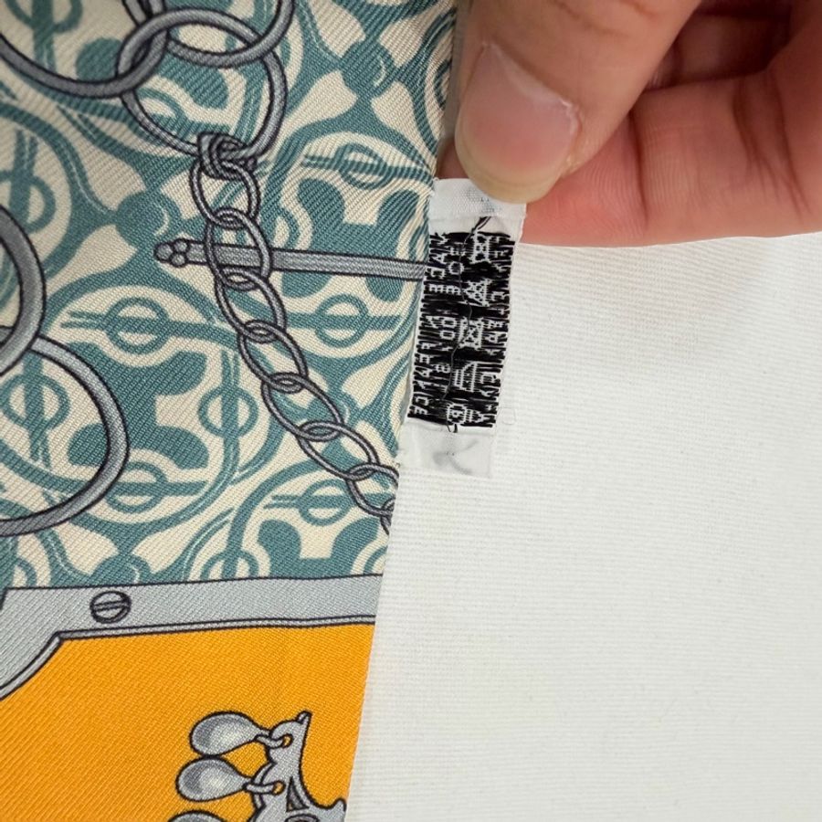 Hermes 愛馬仕 維希格 馬銜 鏈條 Twilly  絲巾-8