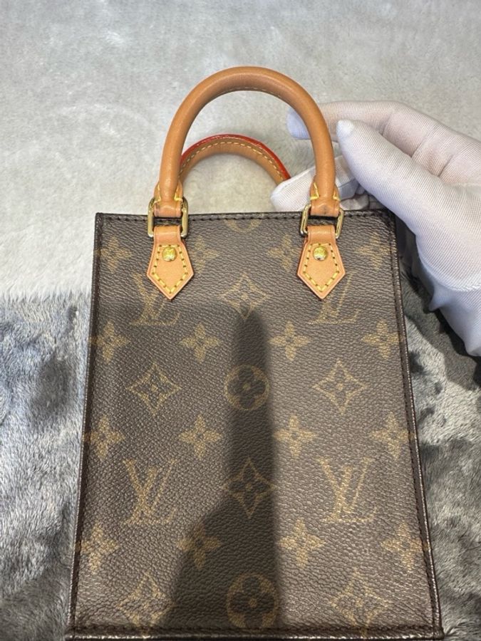 Louis Vuitton路易威登 老花迷你琴譜包托特包 手提單肩斜挎包 芯片款-8