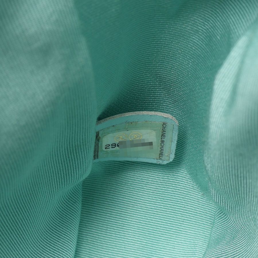 In The Loop Top Handle 兩用包 綠色 羊皮 金釦【CHANEL 香奈兒】-4