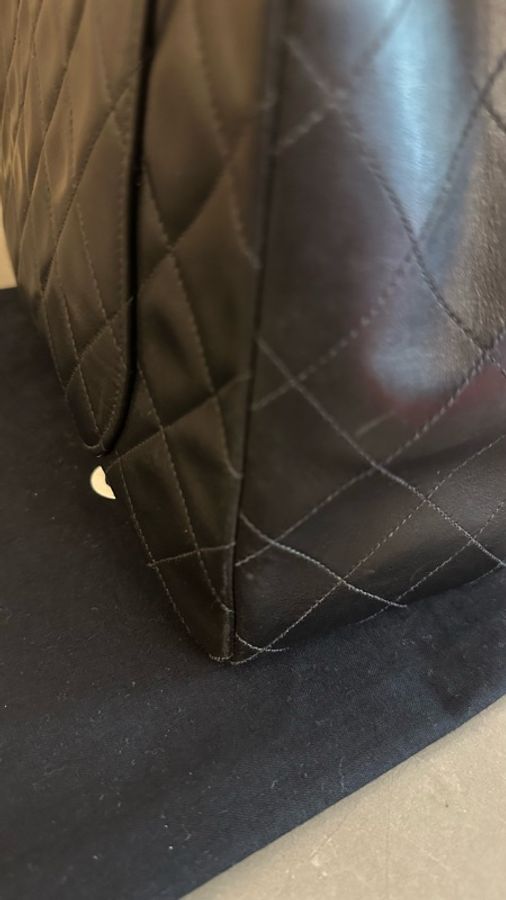 Chanel  黑金 max 33 古董包 背嫂袋-45