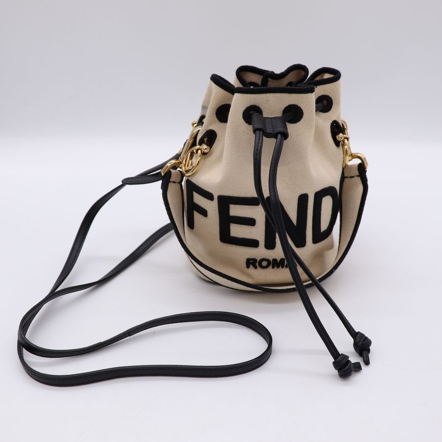 FENDI Mon Tresor 白色迷你水桶包-2