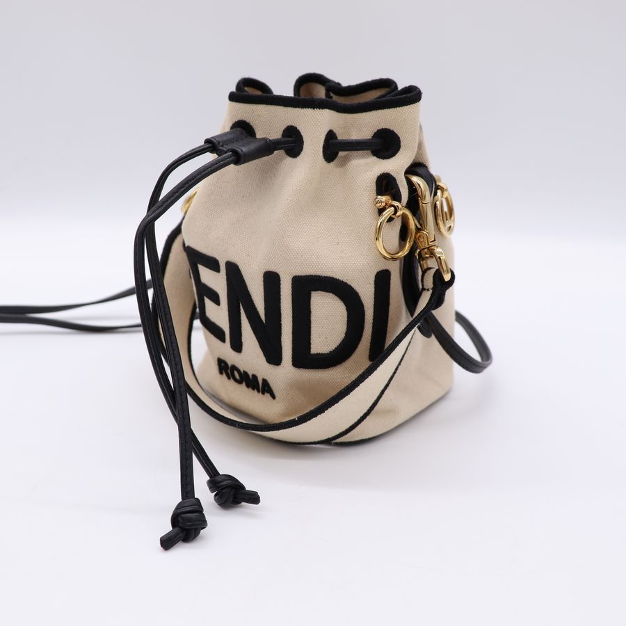 FENDI Mon Tresor 白色迷你水桶包-4
