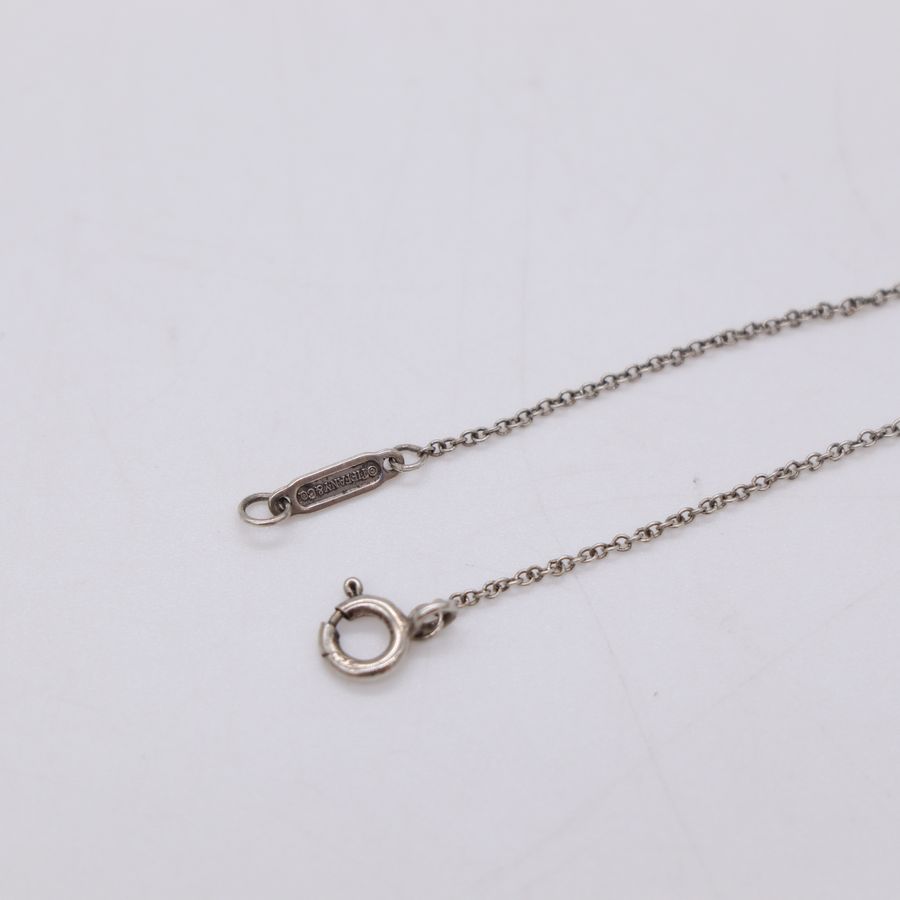 Tiffany & Co. 蒂芙尼 心心相映 925銀 雙愛心吊墜項鍊-3