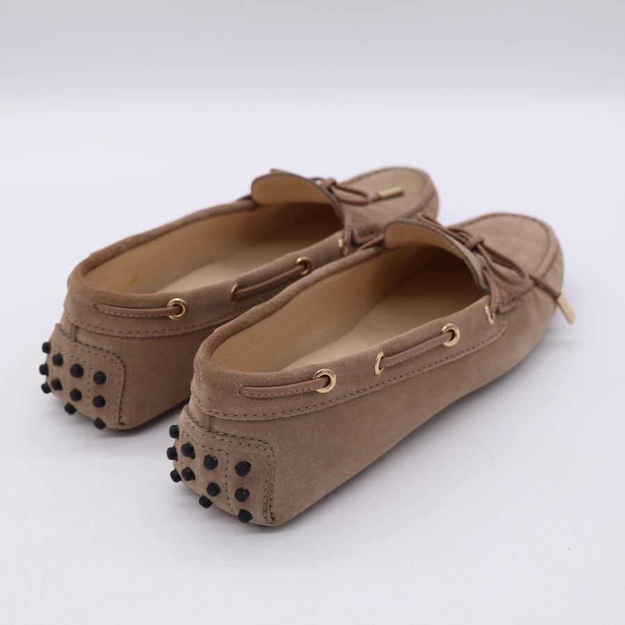 Tod's Gommino 經典 奶茶色 麂皮 平底 豆豆鞋 EU39-6
