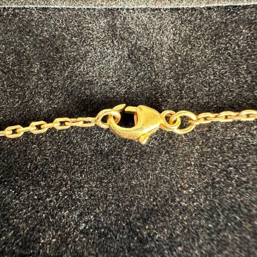 HERMES  0'Maillon 玫瑰金豬鼻子色項鏈-5