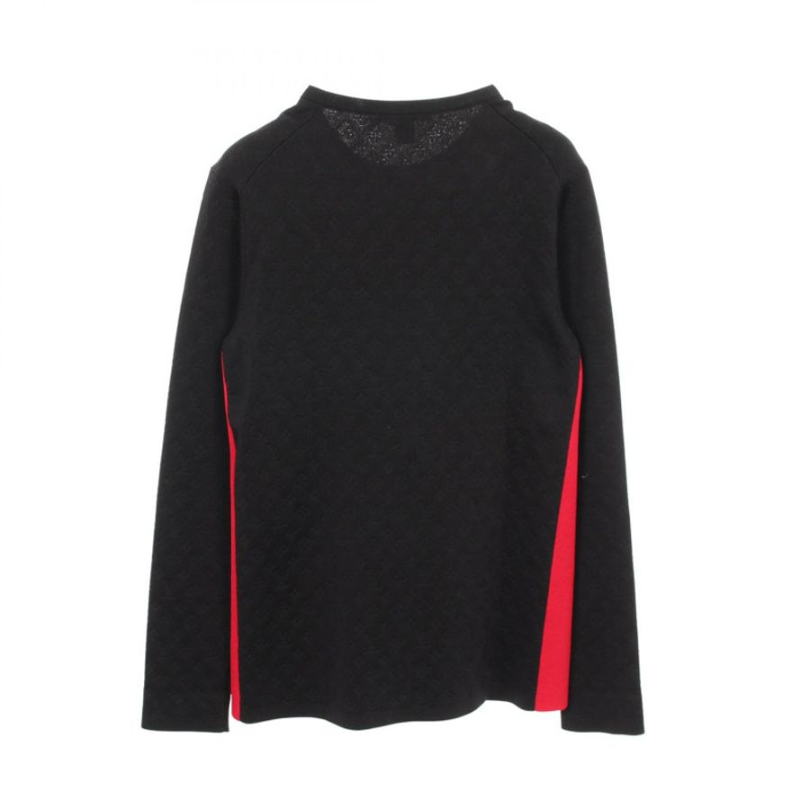路易威登 Monogram Chain 針織衫 RW221B OJ6 FMKL55 真絲尼龍混紡二手 M 碼-1