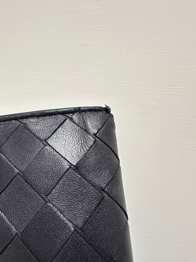 BOTTEGA VENETA BV 牛皮 經典編織 短夾 卡夾 皮夾 中夾-21