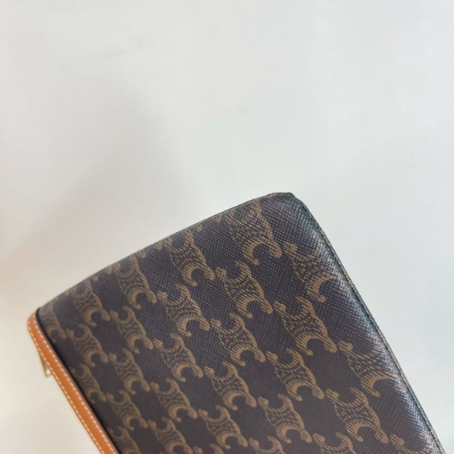 CELINE TRIOMPHE 印花標誌小號收納袋-4