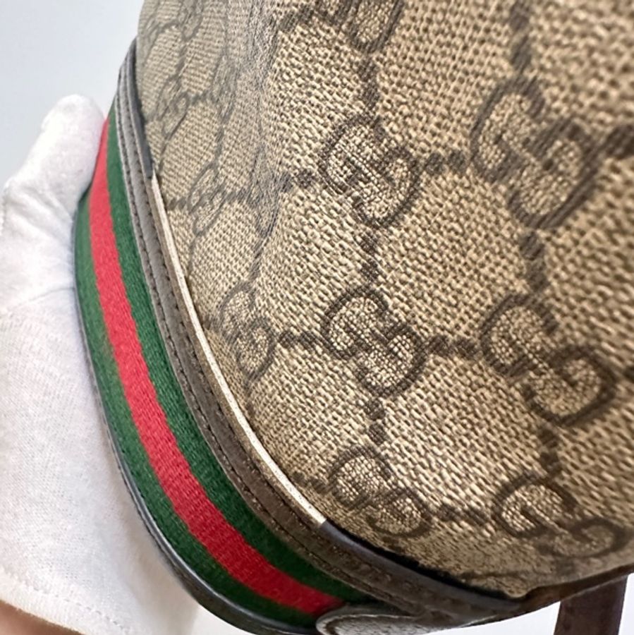 GUCCI 古馳經典OphidiaGG印花帆布迷你水桶包-10