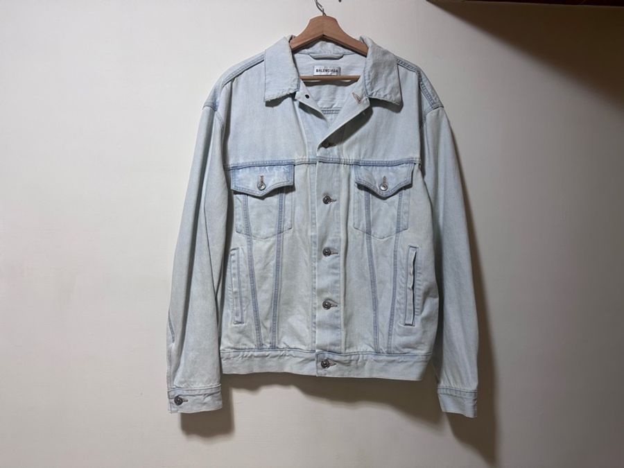 Balenciaga 巴黎世家 logo牛仔外套 34號-3