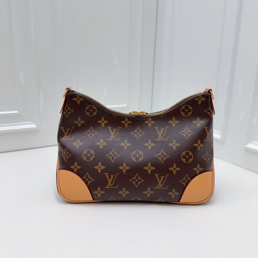 芯片款 路易威登/Louis Vuitton 經典老花黃牛角肩背斜背包-1