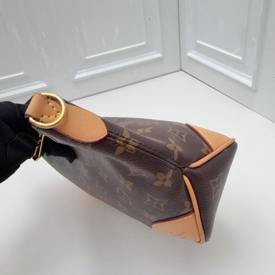 芯片款 路易威登/Louis Vuitton 經典老花黃牛角肩背斜背包-3