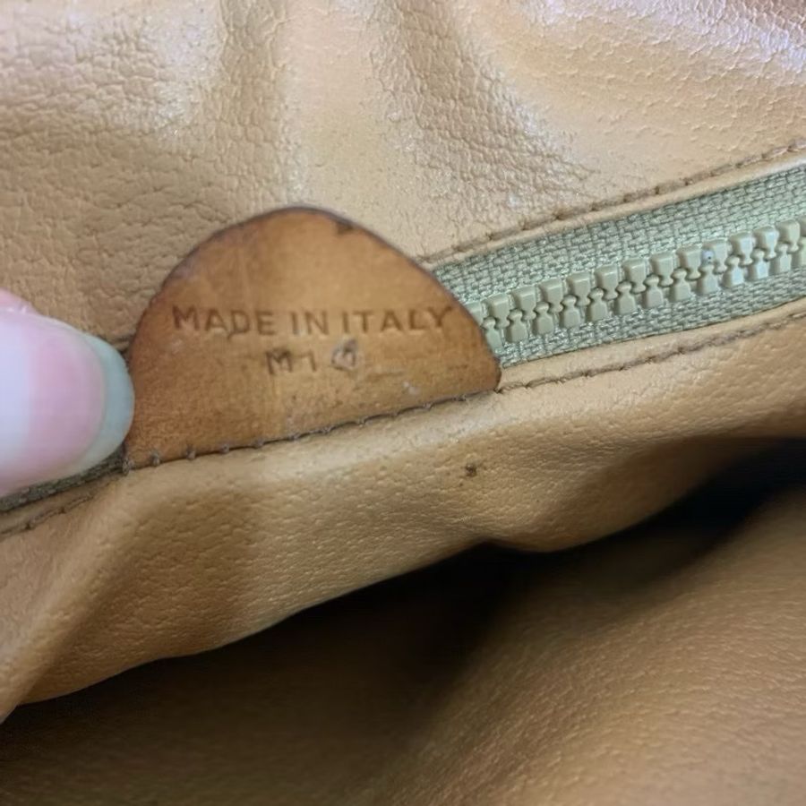 【現貨秒出】 Vintage Celine 凱旋門經典深色老花手拿包 / 盥洗包 / 化妝包 ｜義大利製-4