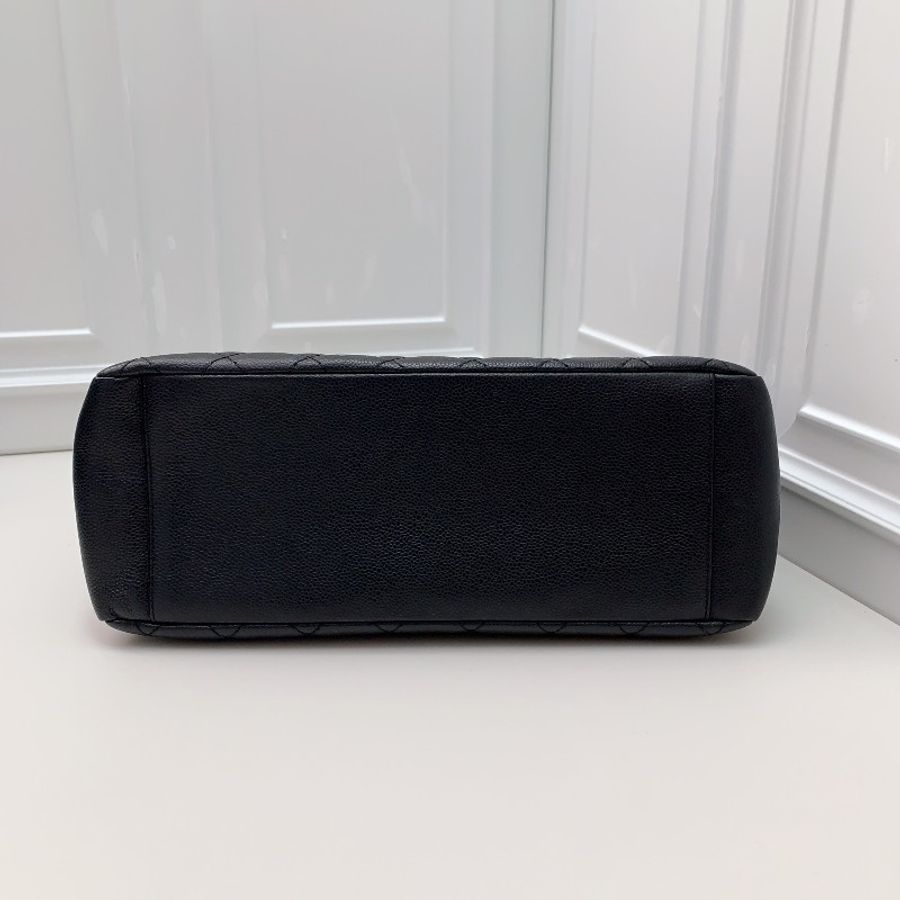 CHANEL 黑銀GST托特包-4