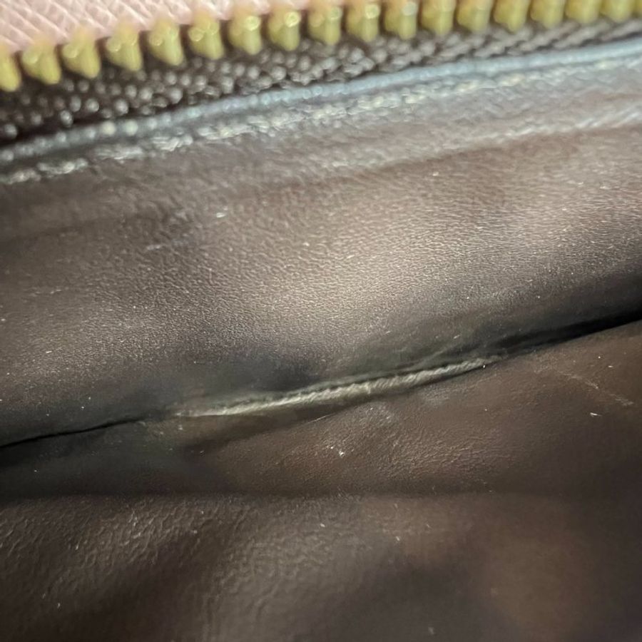 LV M61289/晶片款 老花EMILIE信封長夾 粉豆豆-9