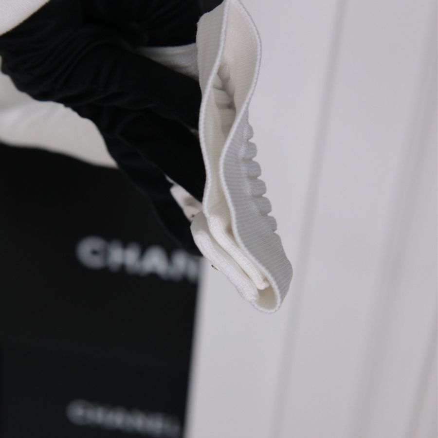 Chanel 07年白色针织白银扣四口袋开衫外套-35