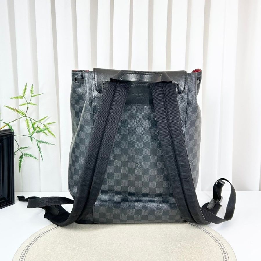 LV/路易威登 utility 經典棋盤格抽繩系帶設計-1