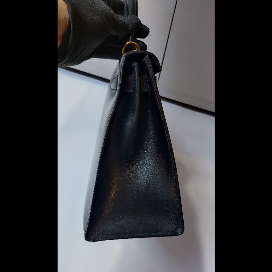 Hermes 金釦黑box 皮凱莉包 Kelly 28-10