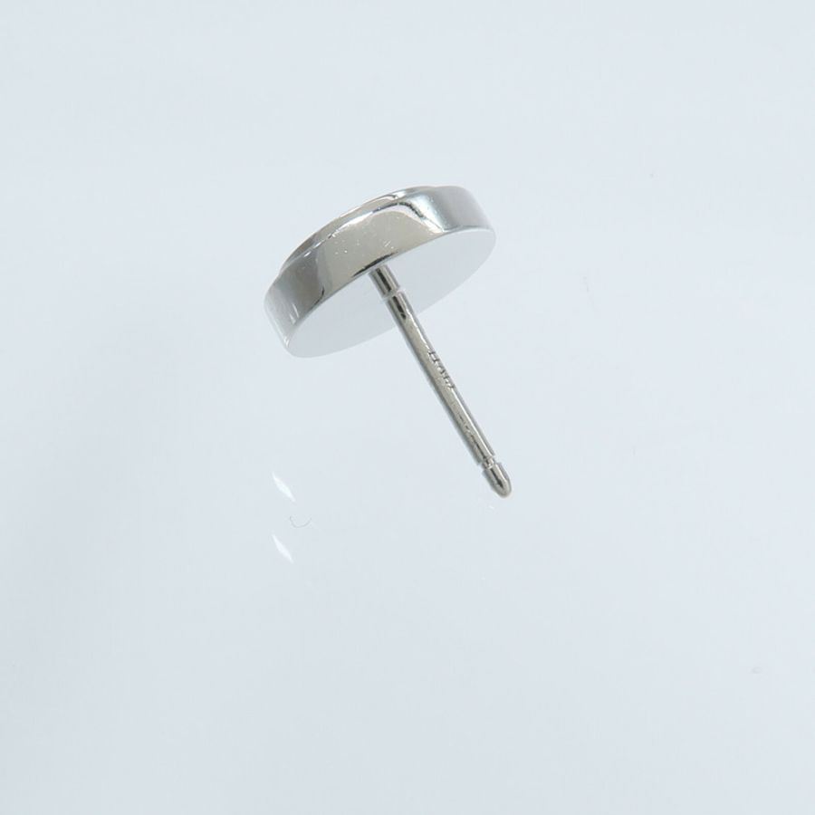 TIFFANY＆CO 18K白金T Turquoise Circle耳環-8
