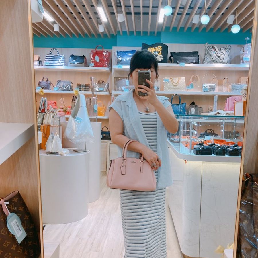 MS0762 Coach 蔻馳 手提 斜背 三用 硬牛皮 粉色 銀扣 Sage Carryall Mini Calfskin Pink x PHW-1