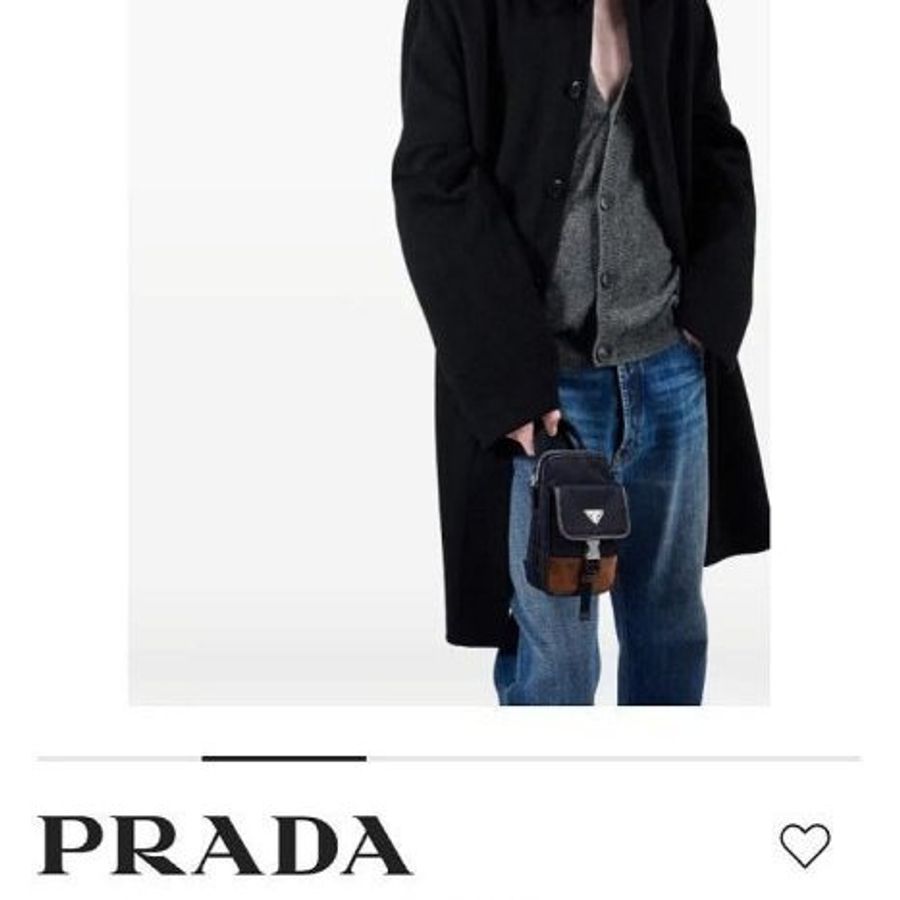💎Han's house精品服飾💎Prada 防水 尼龍 側背包 義大利製 原價53000-1