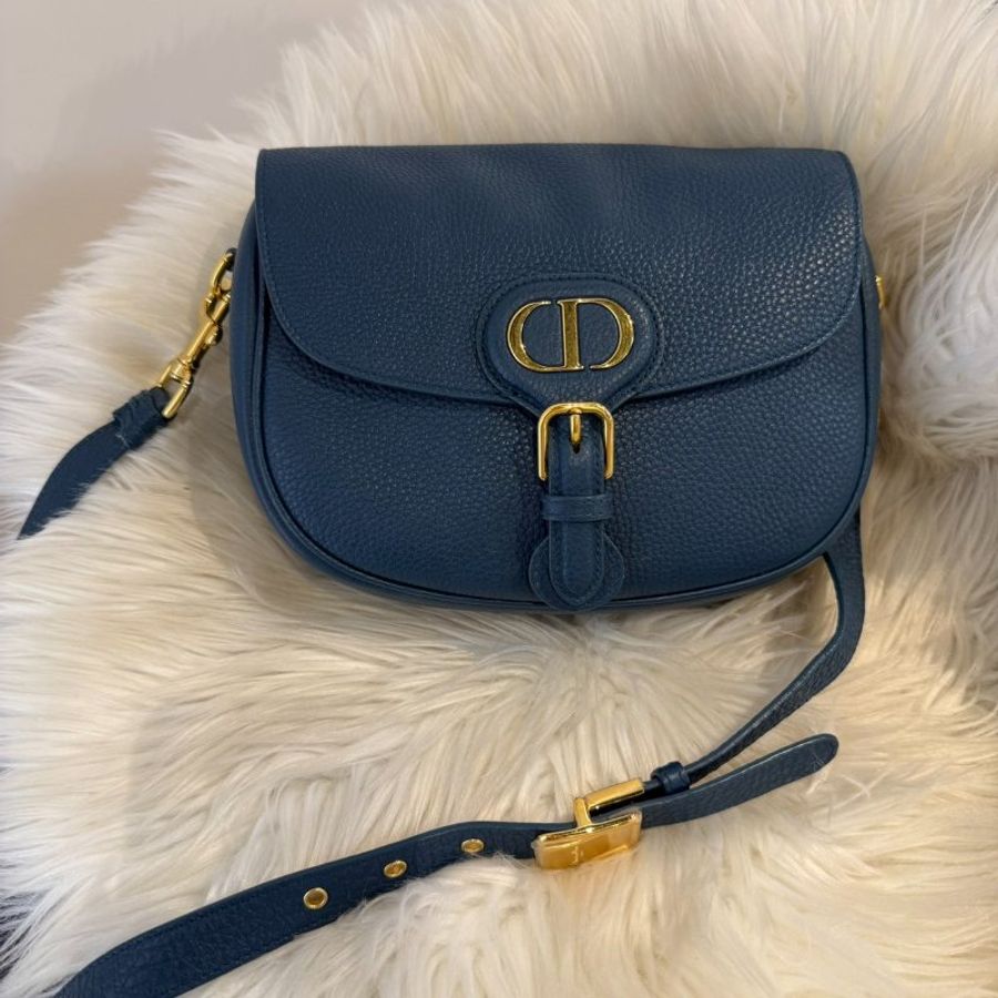Dior Medium Bobby Bag 藍色側背-0