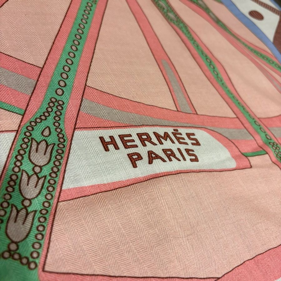Hermès 愛馬仕 140cm方巾《Balade en Berline》 Shawl140-3