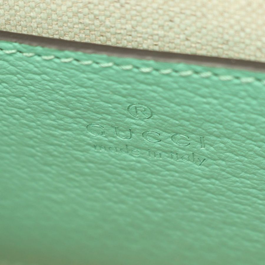 GUCCI 互扣式 G 標誌 Jumbo GG 迷你托特斜背包 671623 帆布皮革-3
