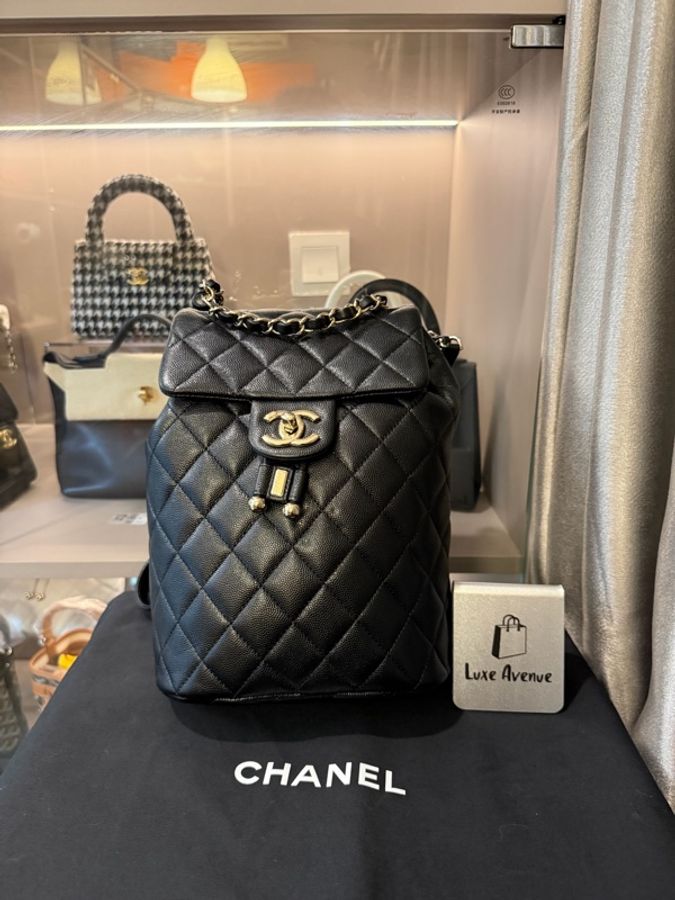 Chanel Black Backpack-0