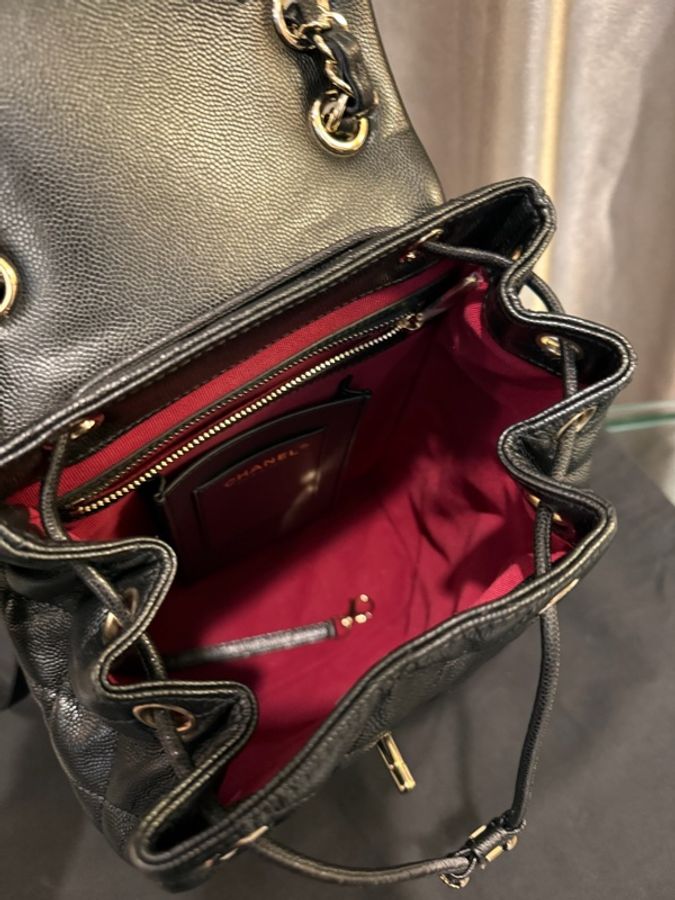 Chanel Black Backpack-3