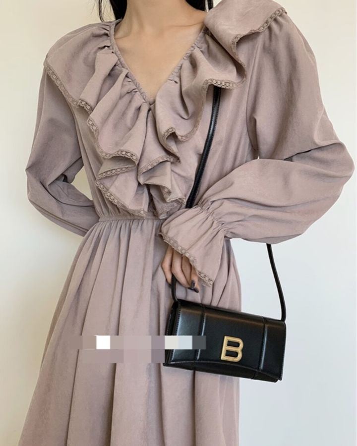 Balenciaga/巴黎世家 黑金沙漏woc 底長19.5。-7