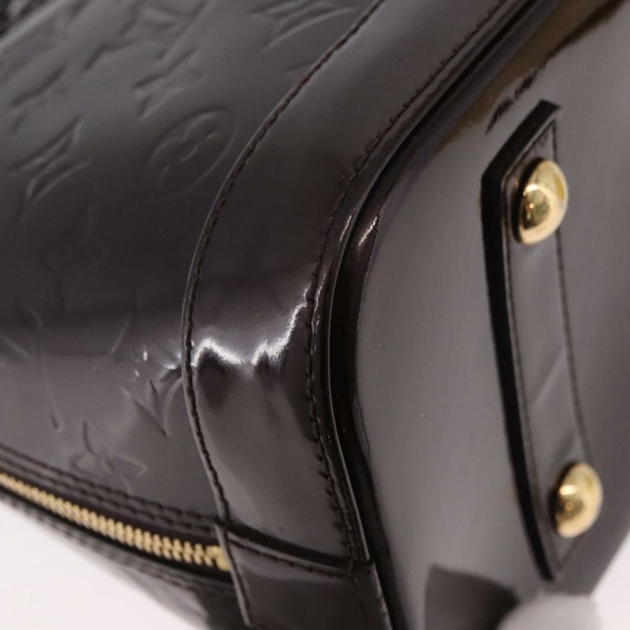 【日本直送】路易威登 Monogram Vernis Alma PM 手提包 Amarante M91611 LV Auth 184964V-17