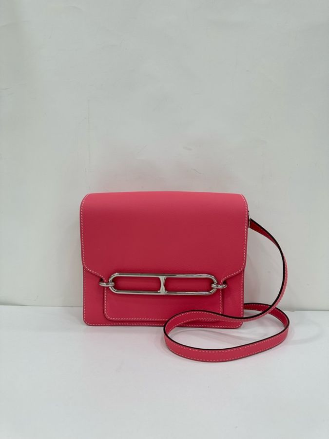 Hermes 愛馬仕唇膏粉 銀扣 Roulis23 evercolor皮 C刻-1