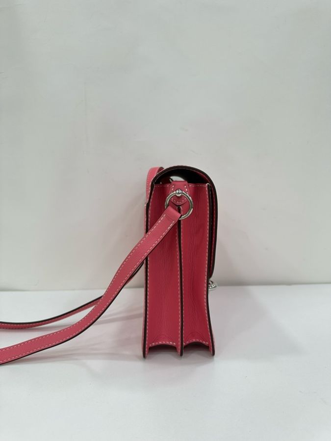 Hermes 愛馬仕唇膏粉 銀扣 Roulis23 evercolor皮 C刻-3