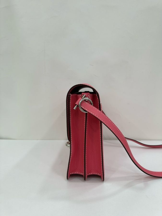Hermes 愛馬仕唇膏粉 銀扣 Roulis23 evercolor皮 C刻-4