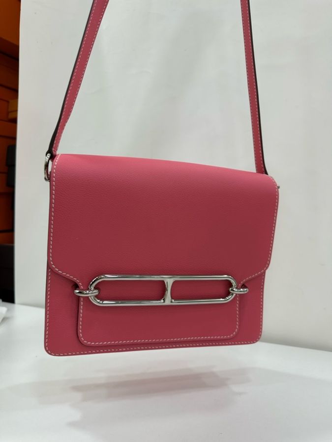 Hermes 愛馬仕唇膏粉 銀扣 Roulis23 evercolor皮 C刻-6