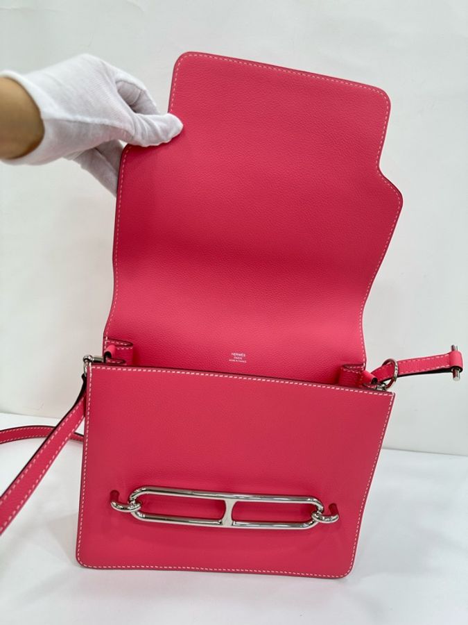 Hermes 愛馬仕唇膏粉 銀扣 Roulis23 evercolor皮 C刻-7