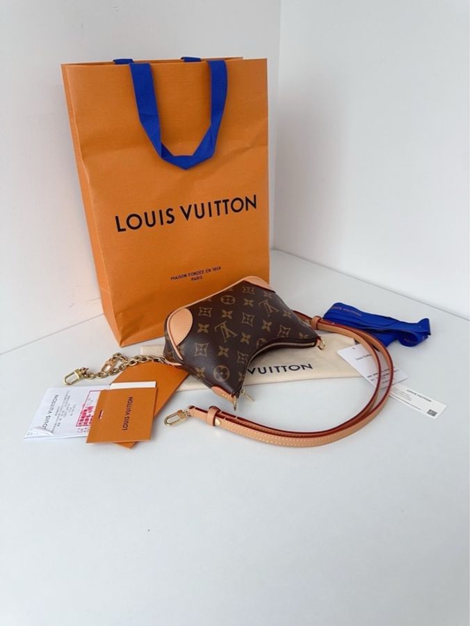 Louis Vuitton 路易威登👑 Boulogne nano老花黃牛角包 99新✨芯片款💕 尺寸：20*13*7-5