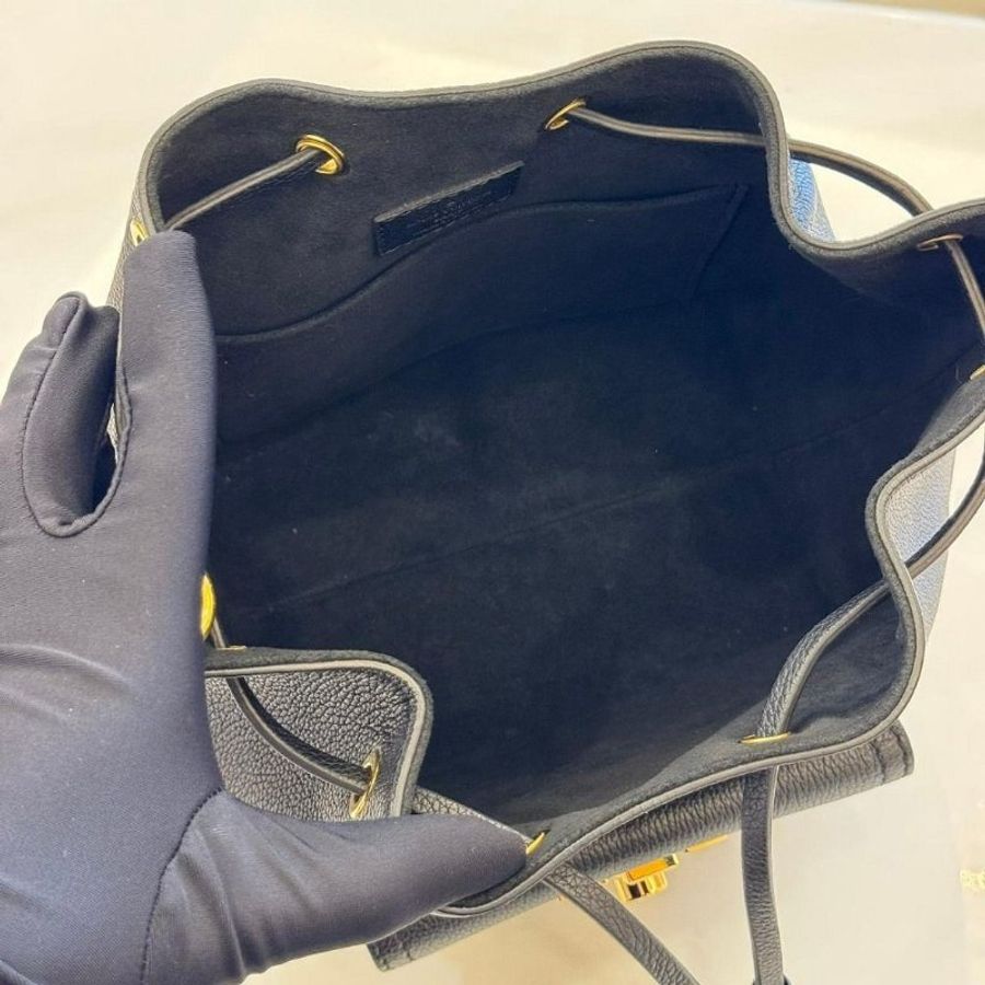 LV M57687 LOCKME BUCKET BAG 黑色水桶包-3