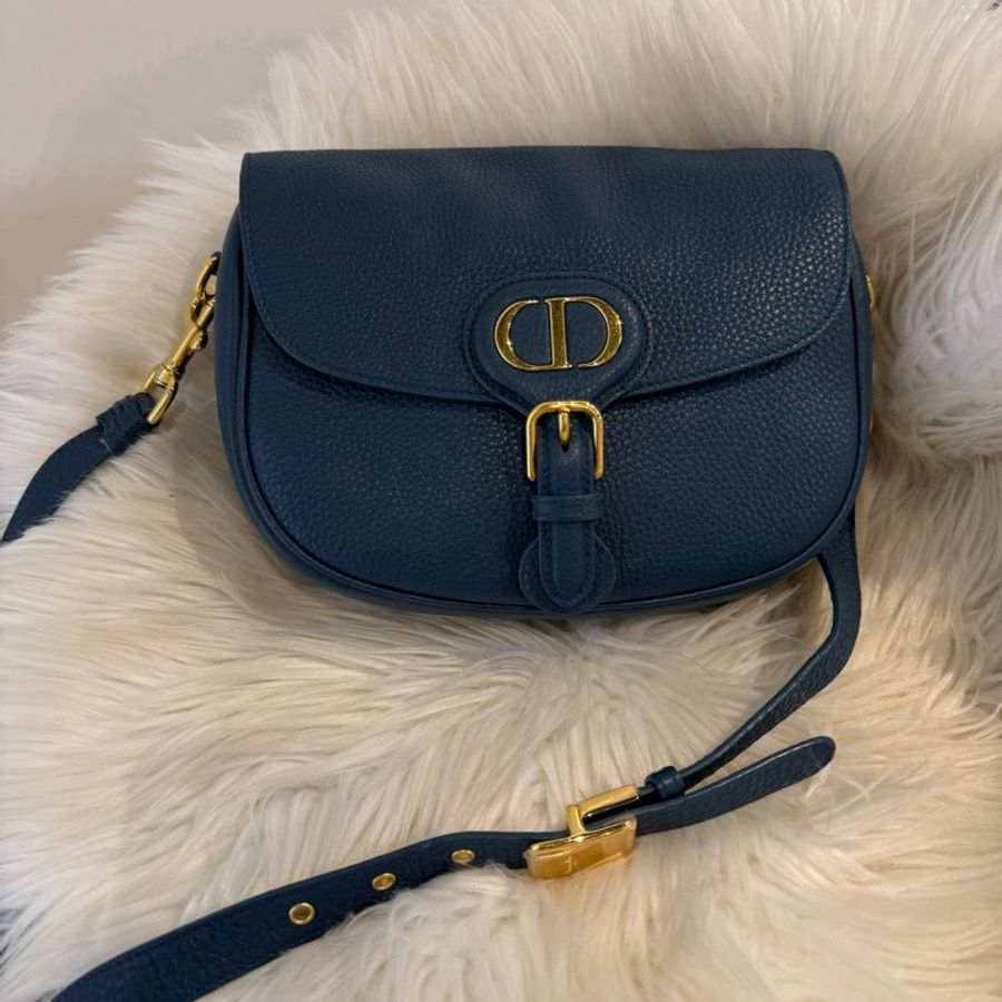 Dior Medium Bobby Bag 藍色側背-0