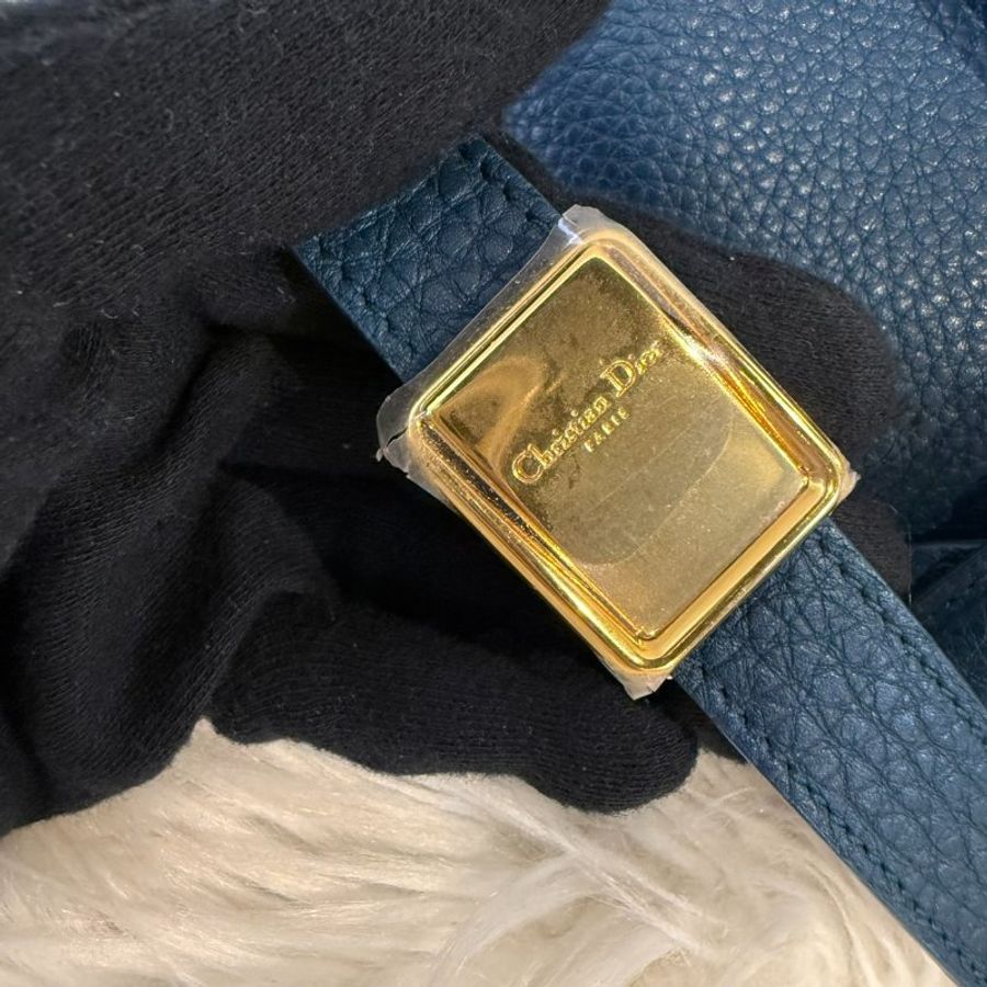Dior Medium Bobby Bag 藍色側背-6