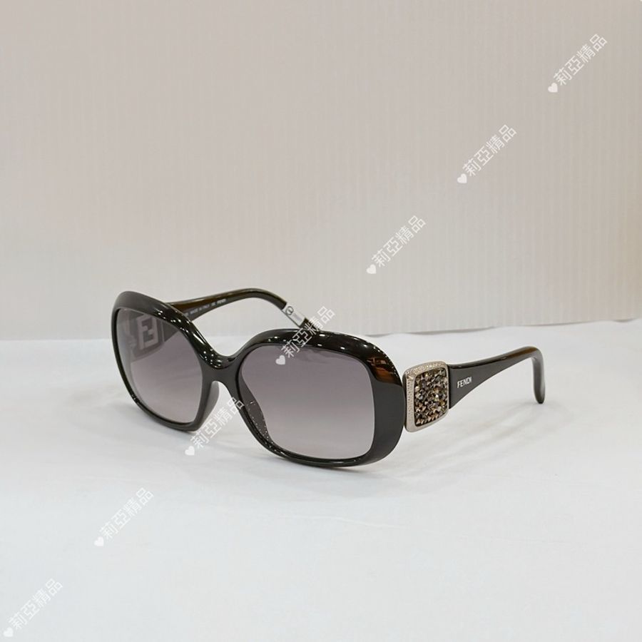 莉亞精品♡ Fendi 方鑽墨鏡 二手美品-2