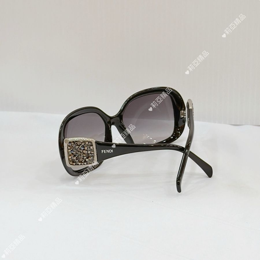 莉亞精品♡ Fendi 方鑽墨鏡 二手美品-4