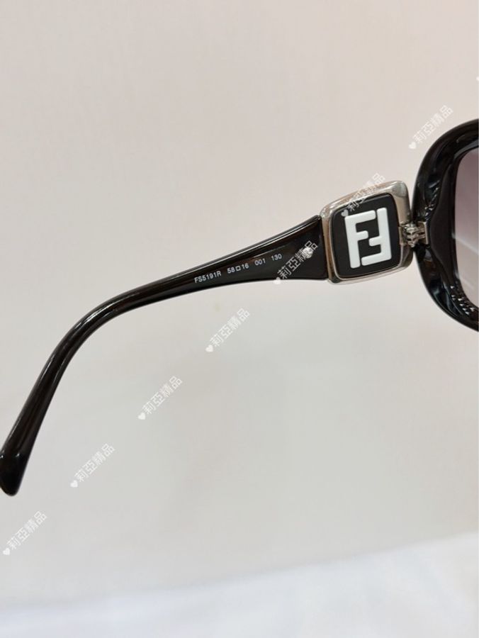 莉亞精品♡ Fendi 方鑽墨鏡 二手美品-9