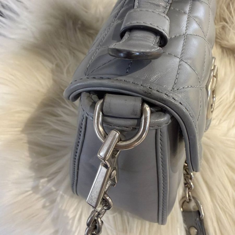 Gucci GG Marmon灰色郵差包-6