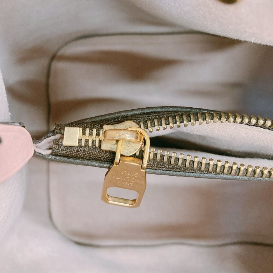 TW4882 Louis Vuitton 路易威登 水桶 粉色 經典老花紋 帆布塗層 Neo Noe MM Bucket Bag Pink Monogram Canvas-20