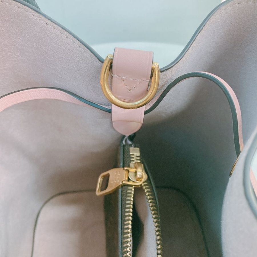 TW4882 Louis Vuitton 路易威登 水桶 粉色 經典老花紋 帆布塗層 Neo Noe MM Bucket Bag Pink Monogram Canvas-21