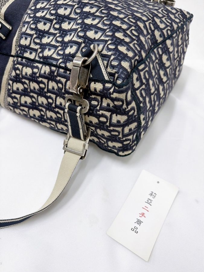 莉亞精品♡ Dior 老花後背包 二手美包-7